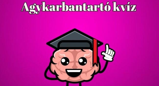 Most ezt a napi kvízt állítottuk össze, hogy lazíts egy kicsit