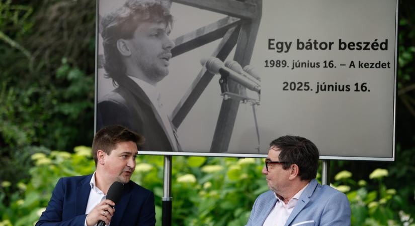 Konferencián méltatták Orbán Viktor 36 évvel ezelőtt, Nagy Imre újratemetésén mondott beszédét