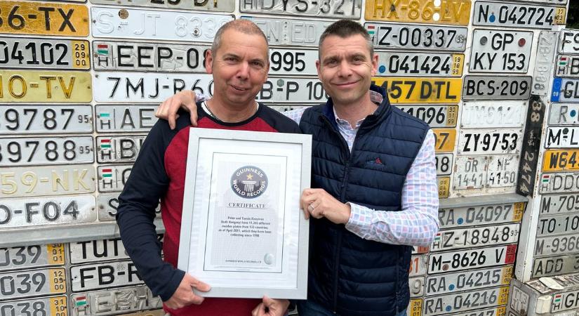 Közel 180 országot köt össze a testvérpár Guinness-rekorder gyűjteménye