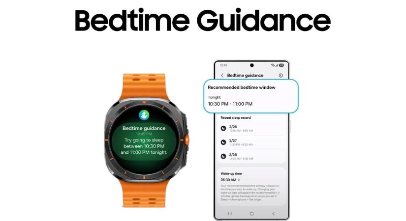 A Samsung Galaxy Watch okosórák éjjel is segítenek egészségesebb mindennapokért
