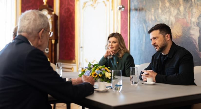 Ukrajna és Ausztria több dokumentumot írt alá Zelenszkij látogatása során