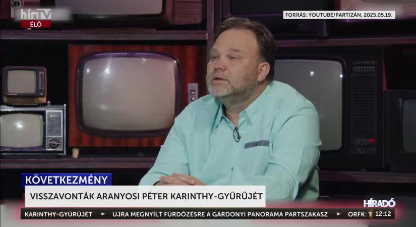 Visszavonták Aranyosi Péter Karinthy-gyűrűjét, reagált a humorista  videó
