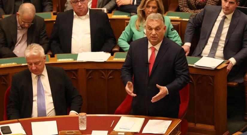 Orbán a Parlamentben: Pontosan tudjuk, mi a helyzet ebben az országban