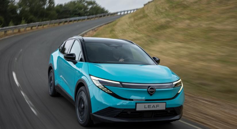 Brutál hatótávot kínál új Nissan LEAF - fotókon az új elektromos autó