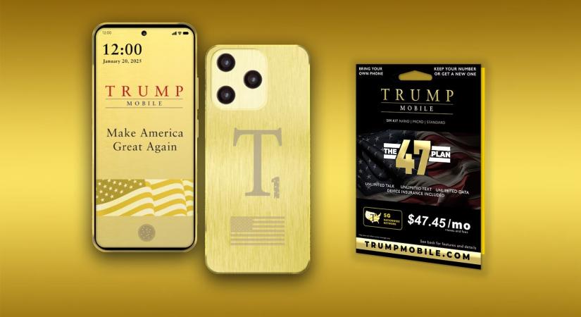 Jön Trump első, aranyozott mobilja, a Trump Mobile