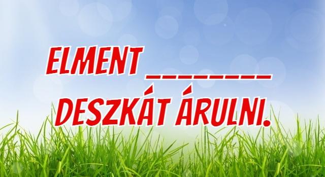 Napi közmondás feladat: Ki tudod egészíteni? - Keresztlabda