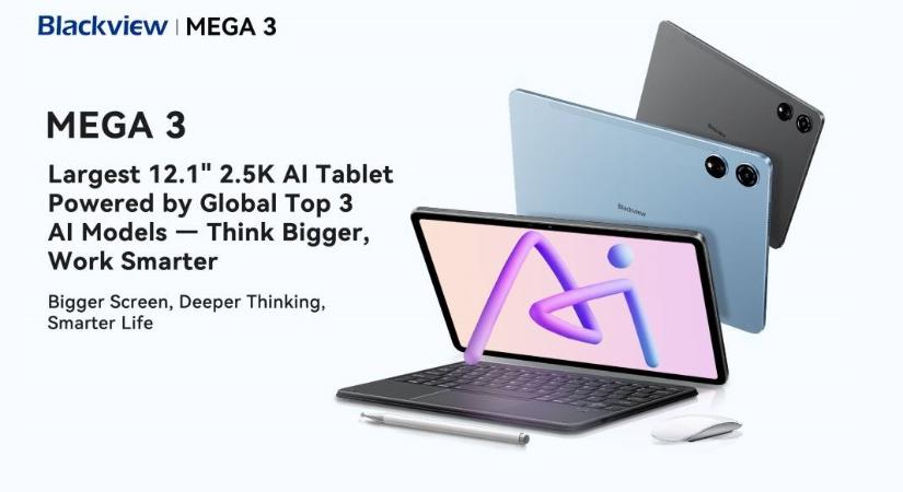 Megjelent a 12,1 colos Blackview MEGA 3 tablet, most egy hétig jó áron rendelhető bevezető akcióban - NapiDroid