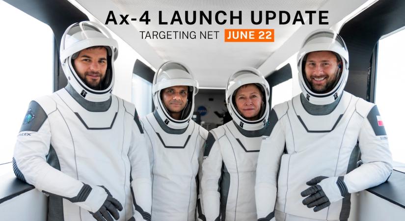 Már megint elhalasztották az Ax-4 küldetést - Androgeek