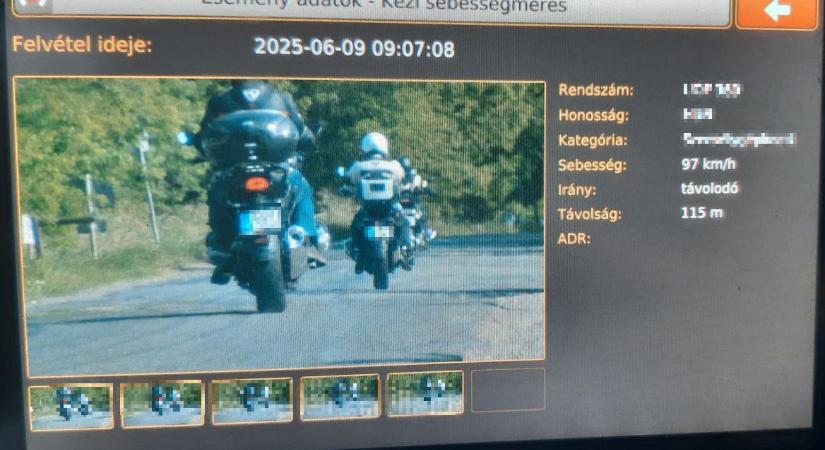 Drága túra: a motoros konvoj minden tagját komoly gyorshajtáson kapták! - Autónavigátor