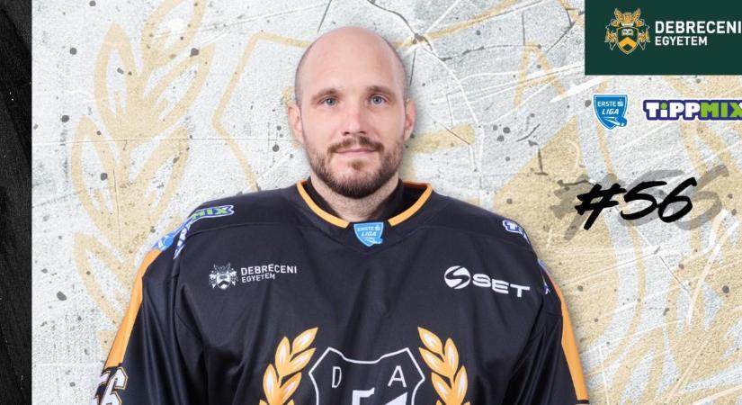 A következő szezonban is számíthat a DEAC jégkoroncsapata egyik legfőbb bástyájára - Dehir