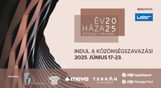 Elindult a 2025. évi Év háza pályázat közönségszavazása - Tervlap