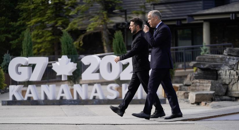 Zelenszkij is idő előtt hagyta ott a kanadai G7-fórumot, miután nem kapta meg azt a támogatást, amire számított - 444.hu