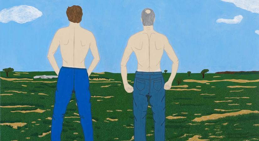 Apa és én a horizontig toltuk a gatyát – Hecker Péter segít megérteni, mit látunk a kiállításán - HVG - Kultúra