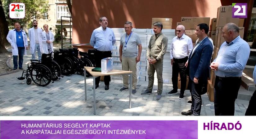 Humanitárius segélyt kaptak a kárpátaljai egészségügyi intézmények (videó) - Karpat.in.ua