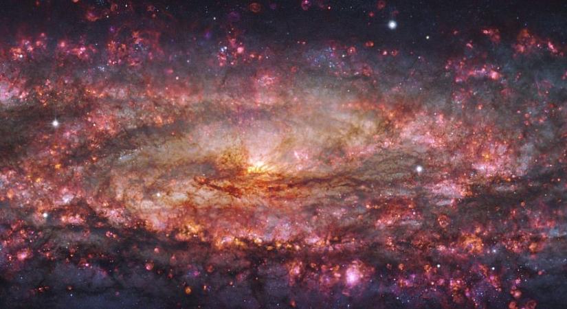 Elképesztő színkavalkádban pompázik az Univerzum legszínesebb galaxisa új fotóin - PC Fórum