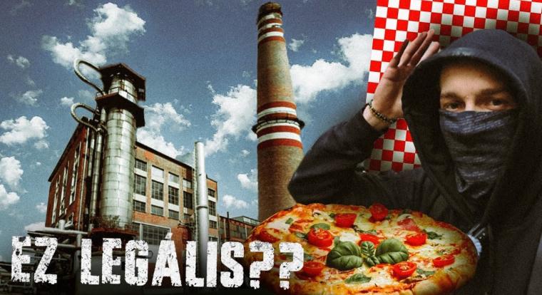 Urbex élőben: pizzát rendelt a Soproni Erőműbe a videós - PCWorld