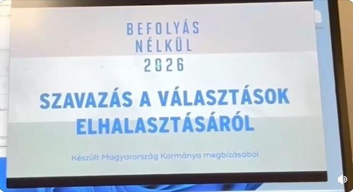 Feljelentést tesz a kormány a választás elhalasztásáról szóló kamuvideó miatt - HVG - Itthon
