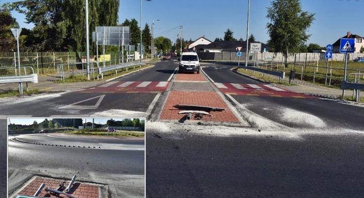 Ittas sofőr tarolt le egy jelzőtáblát Győrben - Győr Plusz