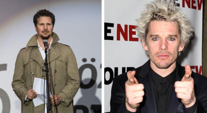 Nagy Ervin „csibeszőke” lett, Ethan Hawke legjobb frizuráját is megidézte ezzel - 24.hu