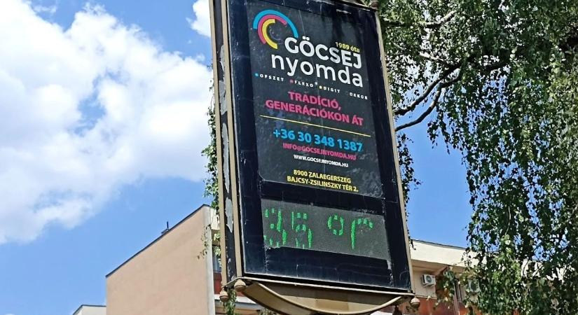 Amikor majdnem "kiakad" a digitális hőmérő: ezt az aszfalt királyai sem bírják - Zaol
