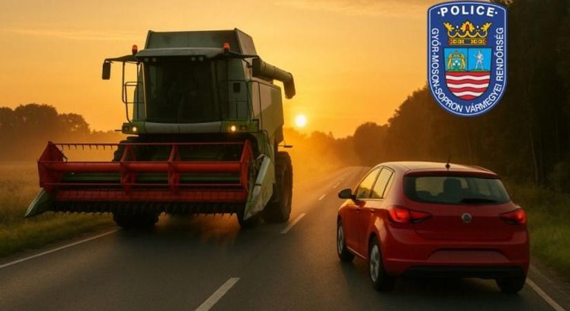 Figyeljünk oda a kombájnokra és traktorokra, kezdődik az aratás! - Kisalföld