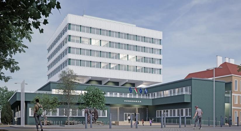 Elbontják a szombathelyi városháza Bejczy utca felőli kerengőjét - Ugytudjuk