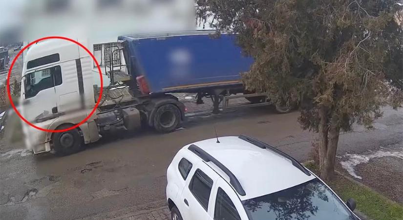 Elszabadult egy teherautó Egerben - Bp-i Autósok