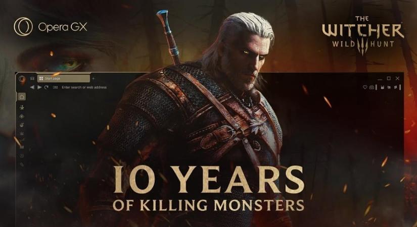 Teljesen ingyen öltöztetheted The Witcher 3-ba az Opera GX böngésződ! - PC Guru