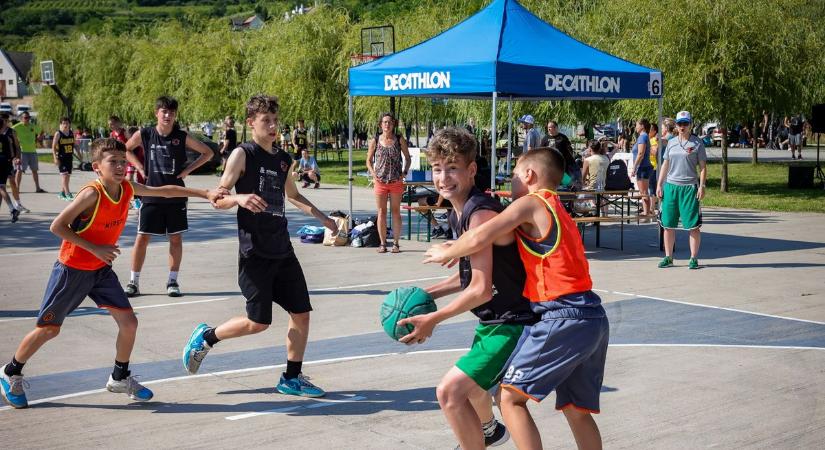 Ismét benépesül a borászat parkolója, ahol streetball juniálist rendeznek - Teol