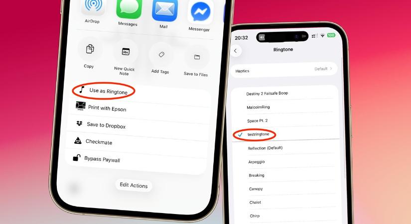 Befagyott a pokol: az iOS 26-on végre beállíthatsz sima mp3-at is csengőhangnak! - Szifon