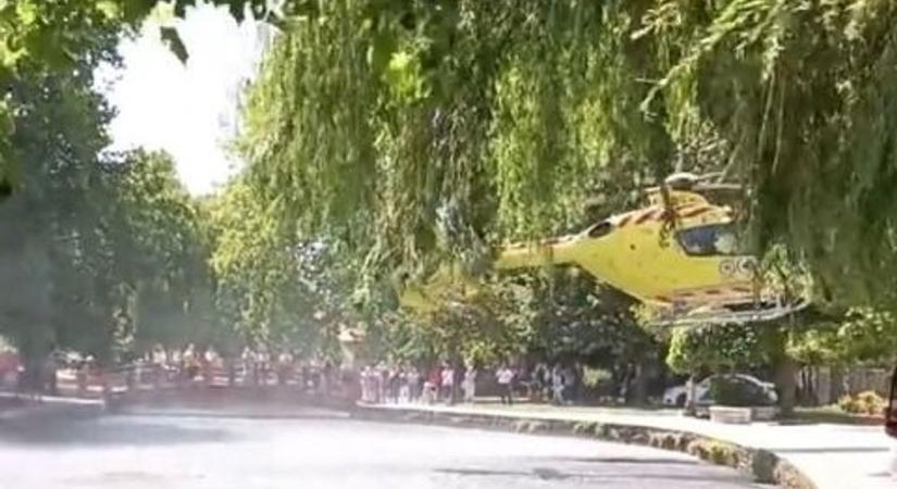 Videón a bravúros tapolcai mentőhelikopteres - Veol