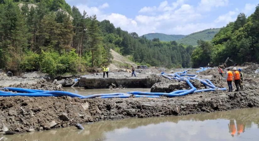 Rég nem tapasztalt szintre esett vissza a Korond-patak sókoncentrációja Parajdon - Maszol