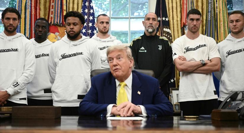 Trump bizarr kérdésére nem volt válaszuk a Juventus játékosainak - kontroll.hu
