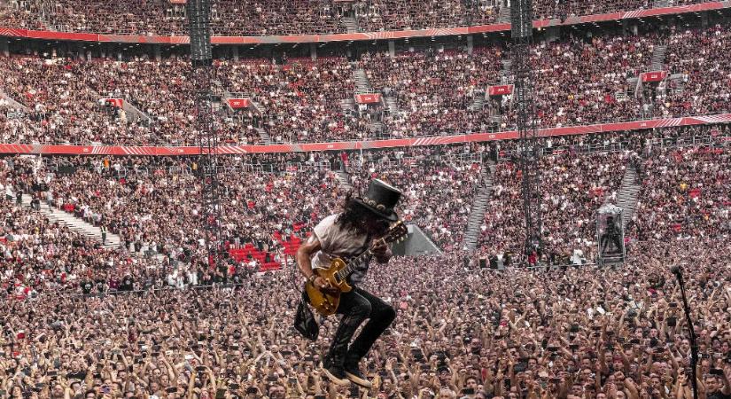 A GUNS N’ ROSES Budapesten! 2025. július 15-én láthatjuk őket a Puskás Arénában – Vendégük a Public Enemy lesz! - VJM