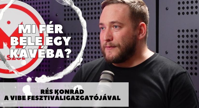 Mi fér bele egy kávéba? Rés Konráddal, a VIBE fesztiváligazgatójával beszélgetünk szombaton 11 órától a Maszol YouTube-csatornáján - Maszol