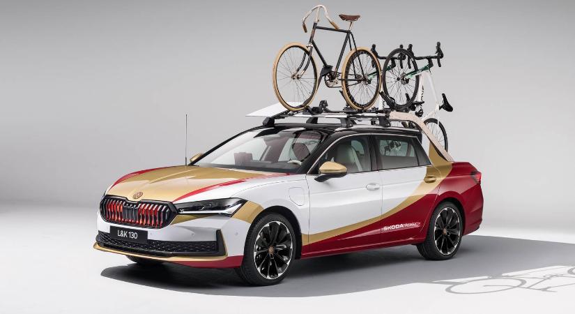 Bicikliszállító pick-upot csináltak a Skoda Superbből - Totalcar