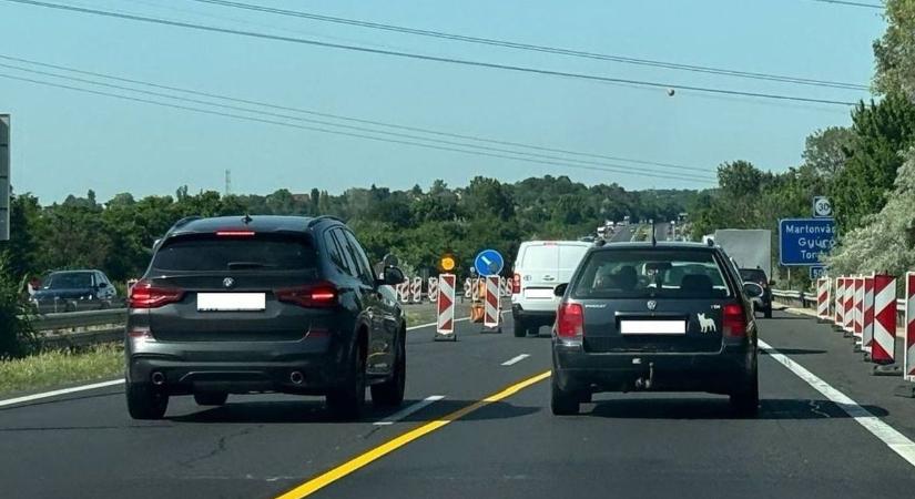 Itt vigyázzon! Hatalmas a dugó az M7-esen - Feol