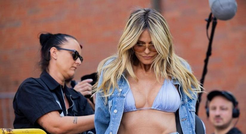 Nem tudod levenni róla a szemed: extrém szexi ruhában tündökölt Heidi Klum - Ripost