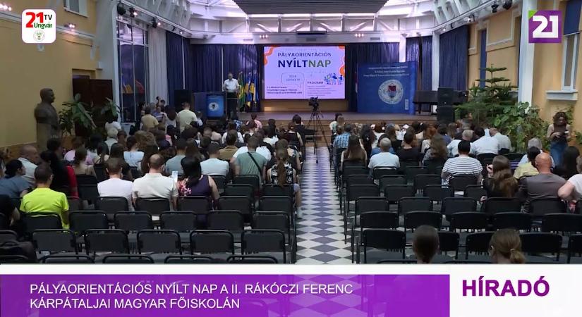 Pályaorientációs nyílt nap a II. Rákóczi Ferenc Kárpátaljai Magyar Főiskolán (videó) - Karpat.in.ua