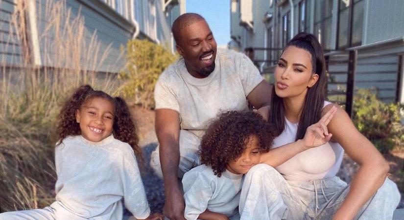 Kim Kardashian és Kanye West gyerekeinek fogalmuk sincs, mi történik szüleik között