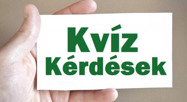 Nyolc pontos kvíz: Pihenj egy kicsit és játssz velünk! (407) - GazdaságPortál