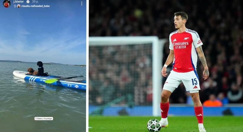 Sztárfutballista a Balatonnál - az Arsenal csillaga járt Keszthelyen is - Zaol