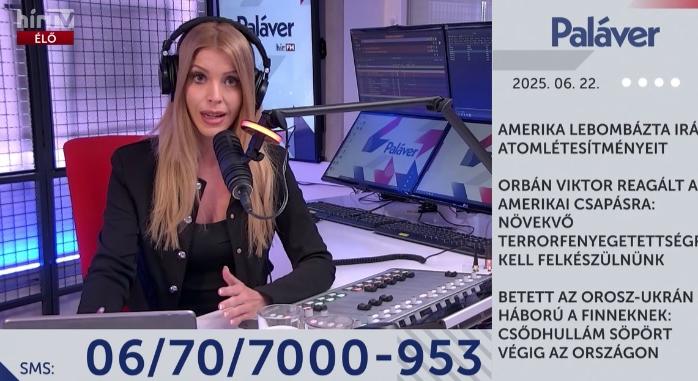 Paláver – Amerika lebombázta Irán atomlétesítményeit  videó - HírTV