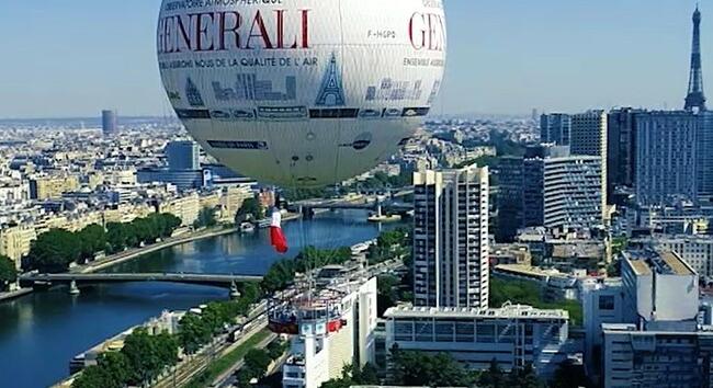 Újra felszállt Párizs ikonikus olimpiai hőlégballonja – minden nyáron visszatér 2028-ig - Alon