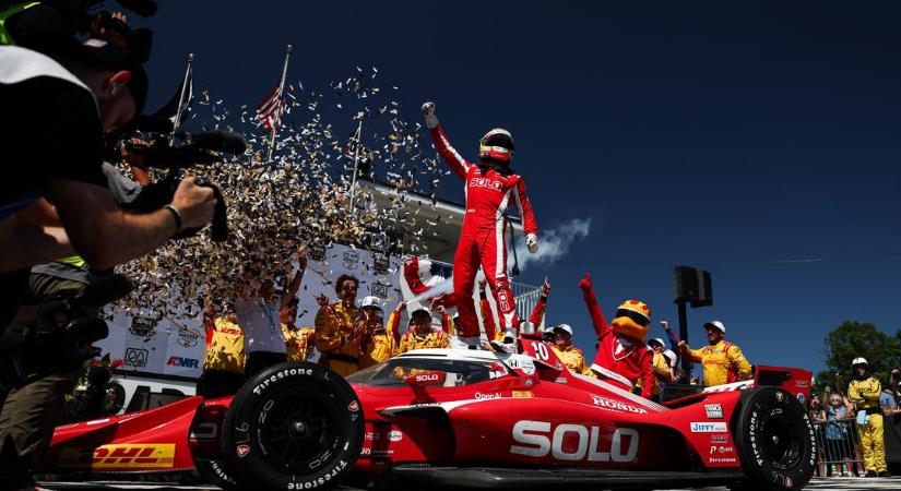 IndyCar: Az embertelen hőség sem fogott ki Palou-n, a Penske vesszőfutása tovább folytatódott Road Americán - USAracing