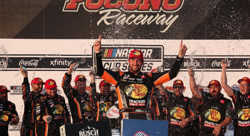 NASCAR: Még a csapatfőnöke számára is sokkoló győzelmet aratott Chase Briscoe a Pocono Racewayen - USAracing