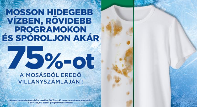 A márka, amely törődik az áram számláiddal: Ariel kapszulák hatékony mosáshoz alacsony hőmérsékleten - 24.hu