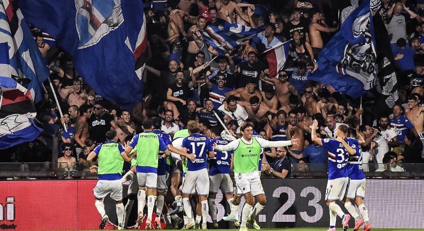 Botrány és káosz Salernóban: félbeszakadt a kiesési párharc - Sport365