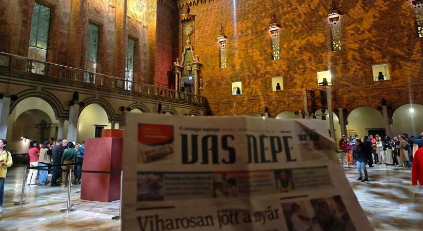 A Vas Népe onnan köszönt be, ahol a Nobel-díjasokat ünneplik - Vaol