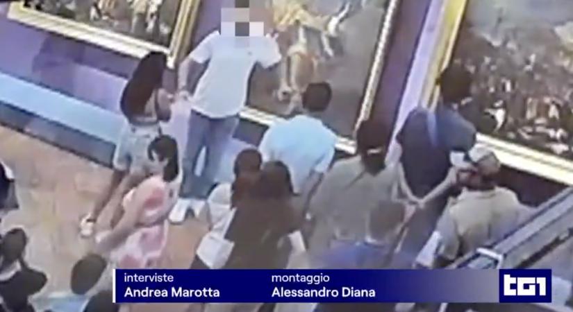Pózolni próbált az Uffiziban a kretén olasz, beleesett egy barokk portréba - 444.hu